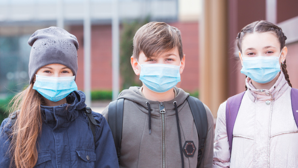 Nur Schülerinnen und Schüler ausgewählter Klassenstufen kehrten diese Woche zur Schule zurück - unter strikten Hygienevorschriften.