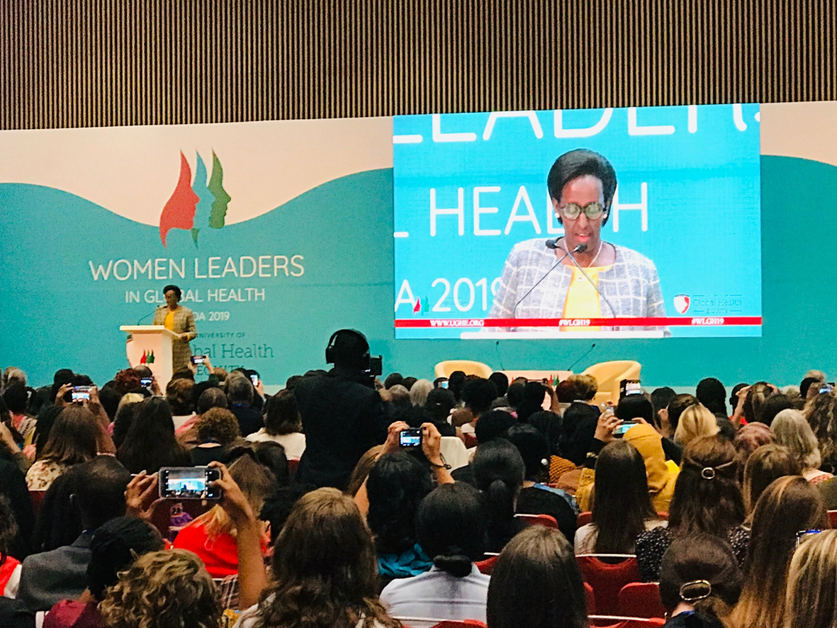 Jeannette Kagame, Ruandas First Lady, bei der Eröffnung der WLGH19